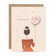 Birthday Girl Button Card