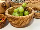 Olive Wood Snack Bowl